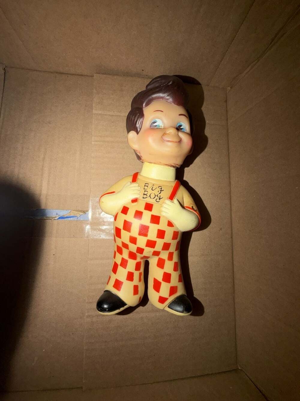 Vintage Big Boy Restaurant Advertising Vinyl Coin Bank